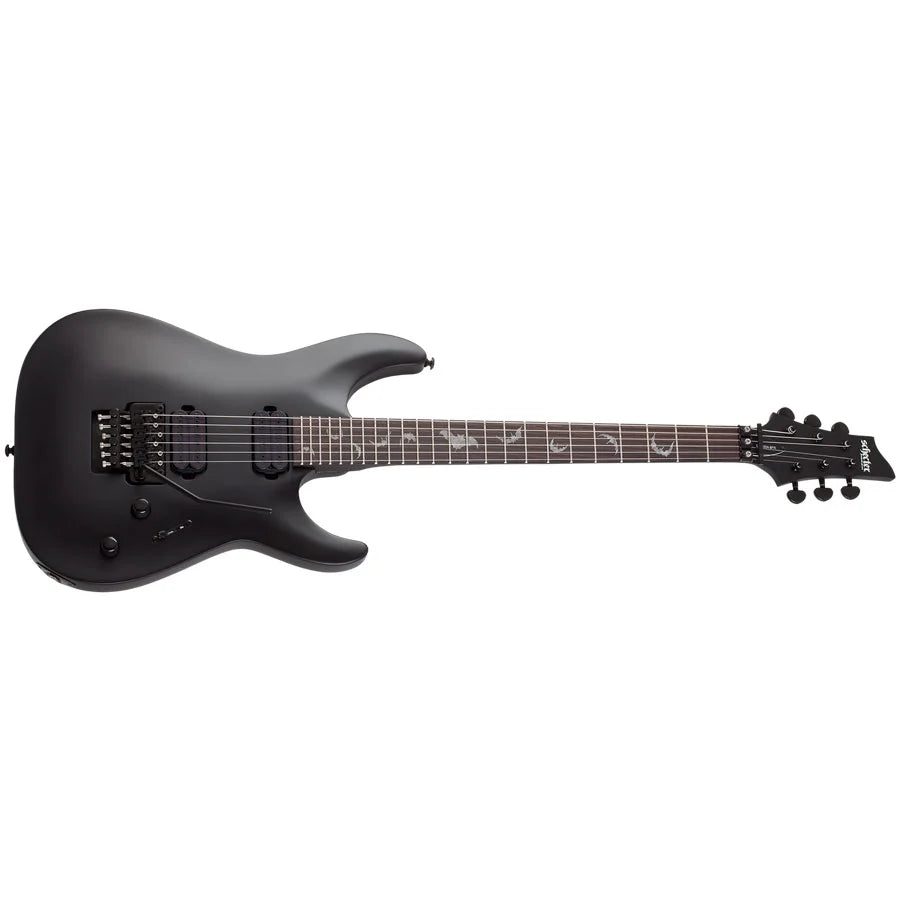 Schecter Damien-6 FR SBK Electric Guitar 2471 - Satin Black