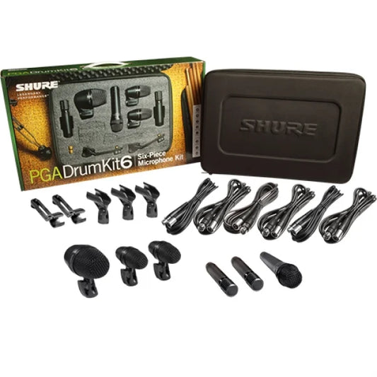 Shure PGA DRUMKIT6 Drum Microphone Kit (Rent Only)