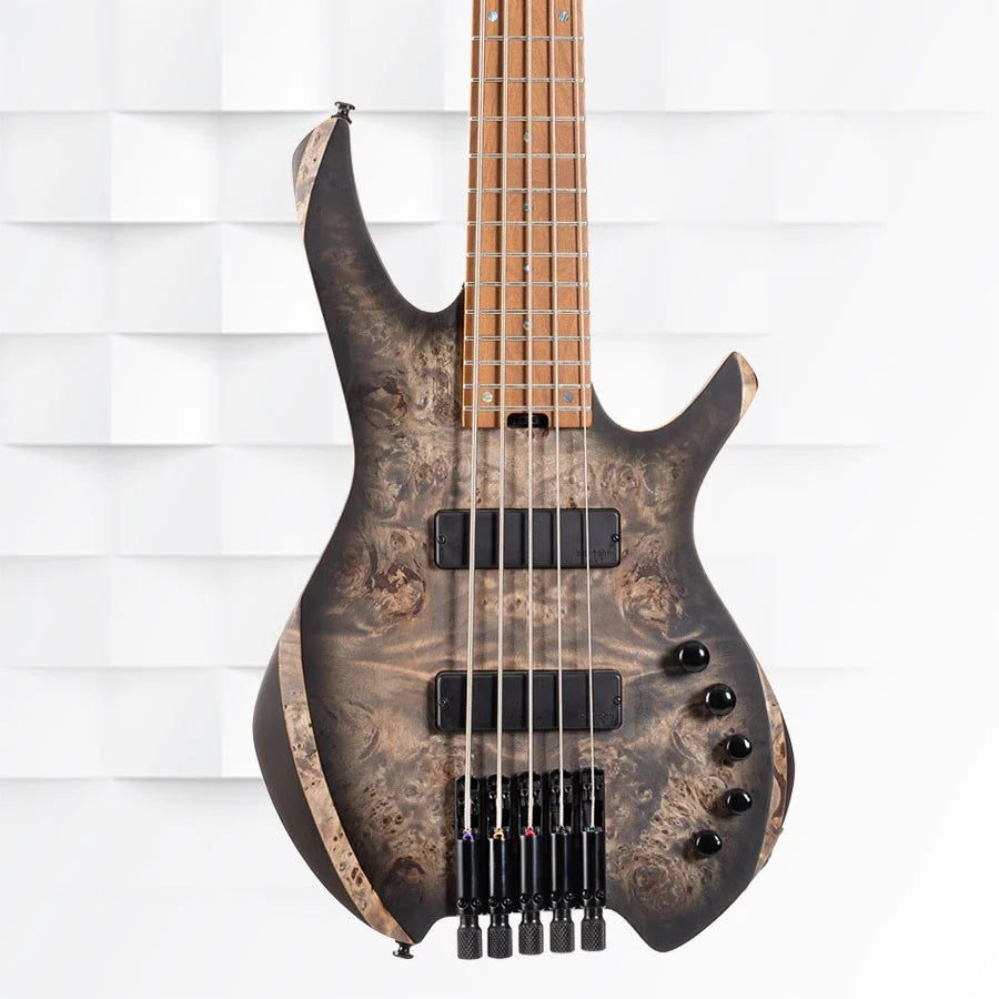 Cort Artisan Space 5 5-String Headless Bass Guitar - Star Dust Black