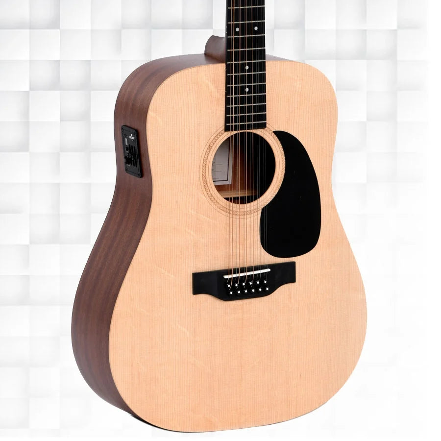 Sigma DM12E 12 String Electro Acoustic Guitar - Natural Satin