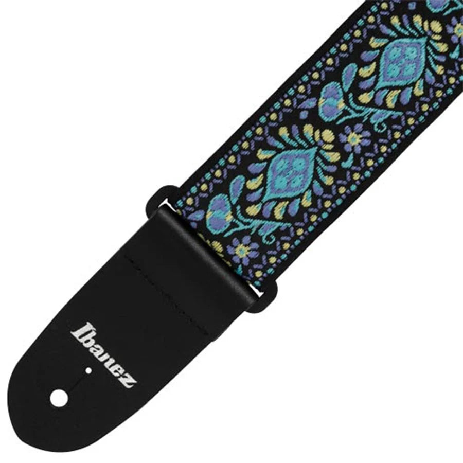 Ibanez GSV50 P1 Guitar Strap - Light Blue