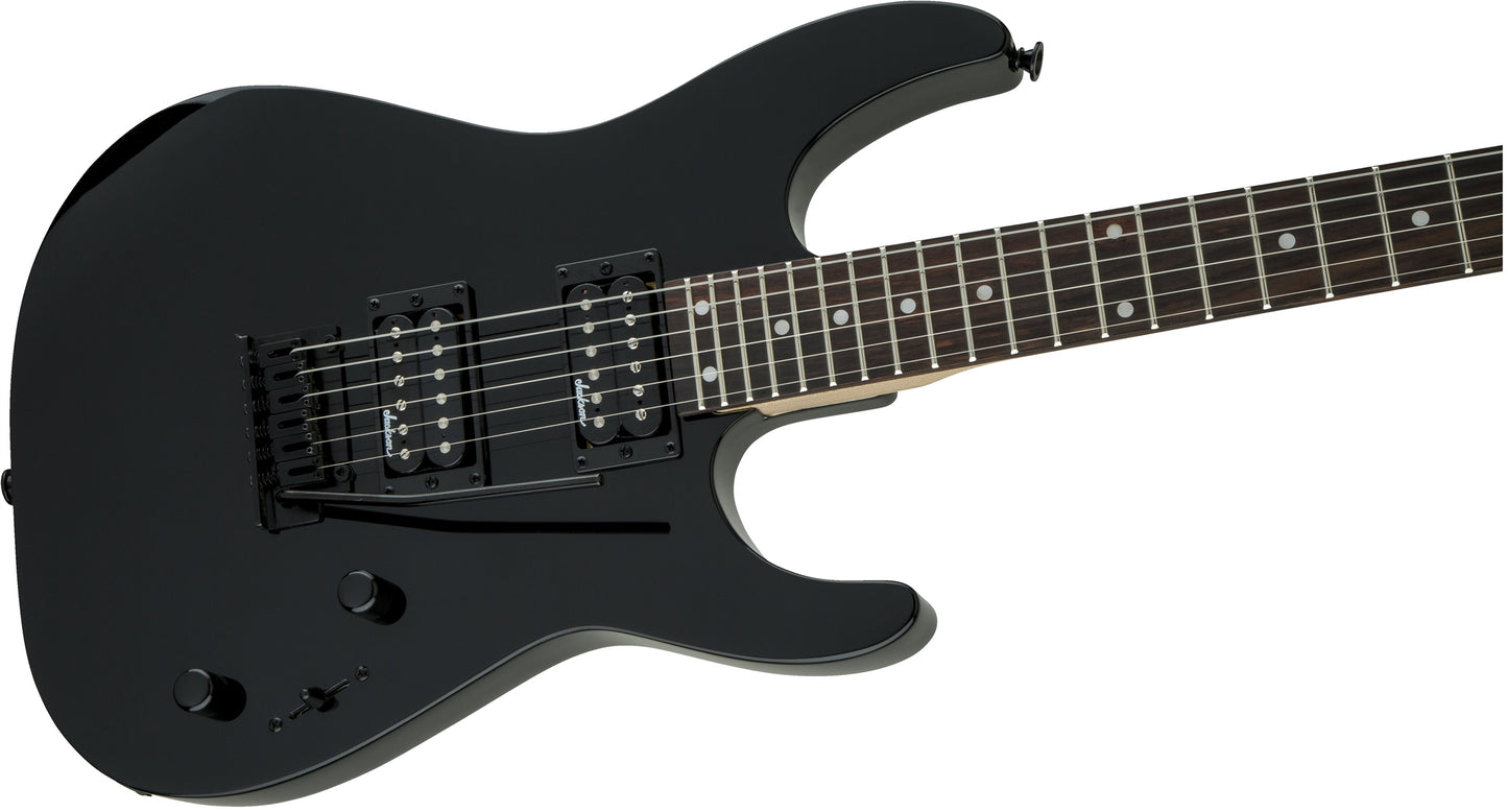 JACKSON JS SERIES DINKY JS12 ELECTRIC GUITAR AMARANTH FINGERBOARD - GLOSS BLACK COLO