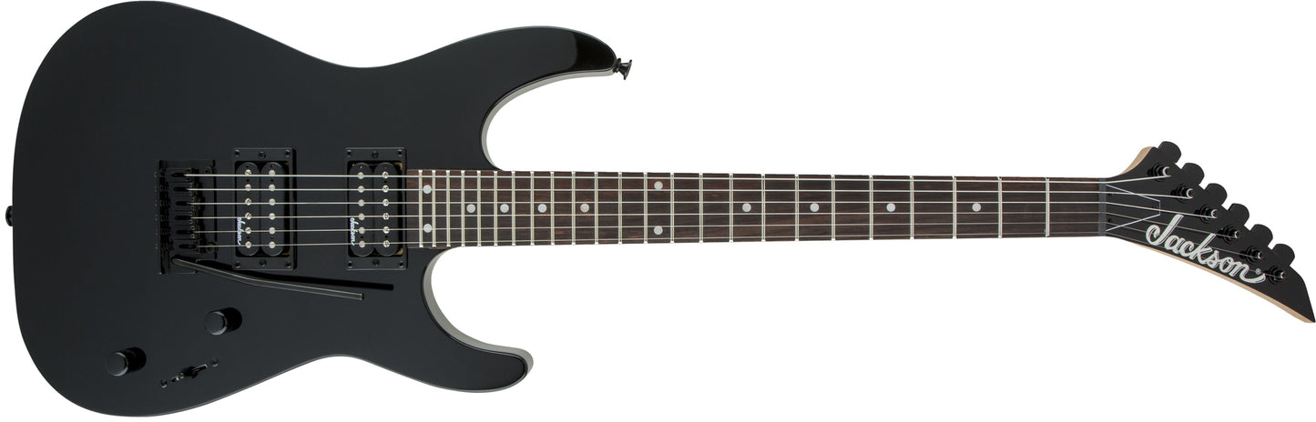 JACKSON JS SERIES DINKY JS12 ELECTRIC GUITAR AMARANTH FINGERBOARD - GLOSS BLACK COLO