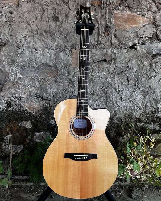 PRS SE AX20E Angelus Cutaway Electro Acoustic Guitar With Gigbag- Natural