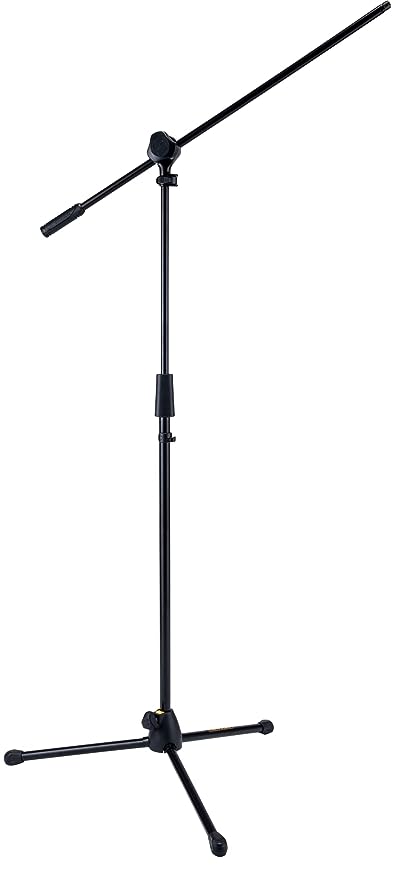 Hercules MS432B Tripod Mic Stand, Quick Turn with 2-in-1 Boom