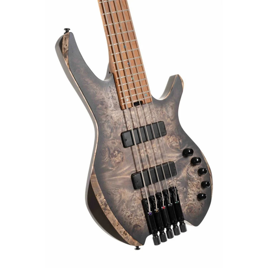 Cort Artisan Space 5 5-String Headless Bass Guitar - Star Dust Black