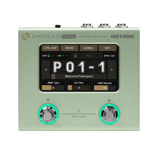 Hotone MP-50MC Ampero Mini Amp Modeler And Effects Processor - Matcha