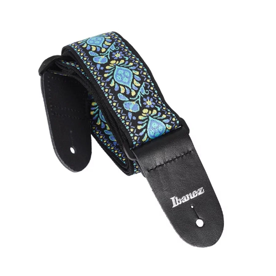 Ibanez GSV50 P1 Guitar Strap - Light Blue