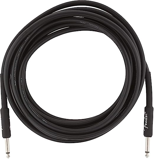 Fender Professional 15' Instrument Cable - Black