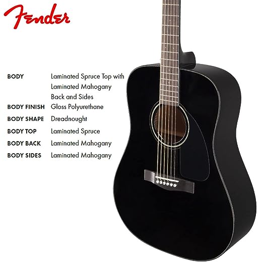 Fender Acoustic Guitar Dreadnought CD60 V3