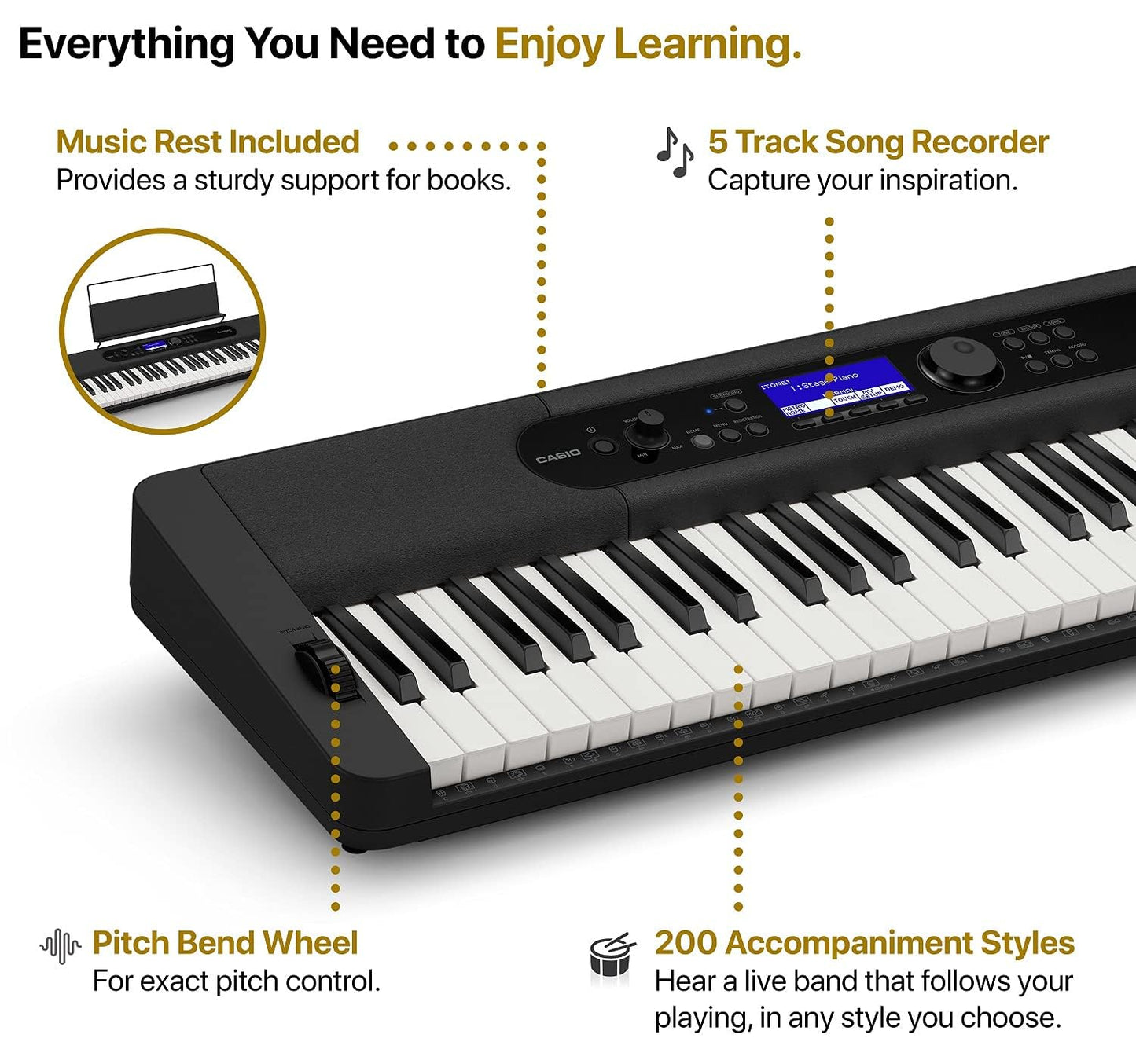 Casio CASIOTONE CT-S400 Portable Keyboard