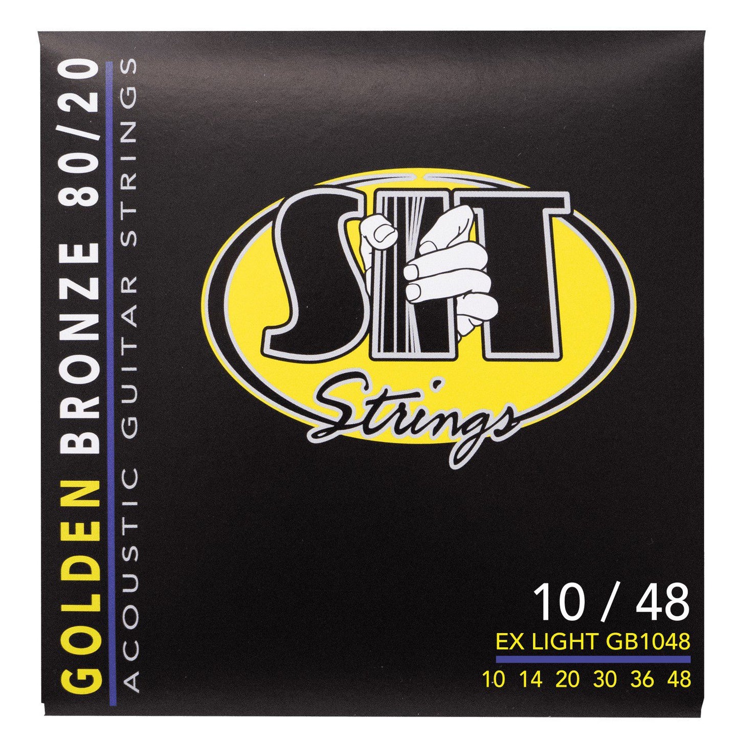 SIT GB1048 GOLDEN BRONZE 80/20 ACOUSTIC GUITAR STRINGS