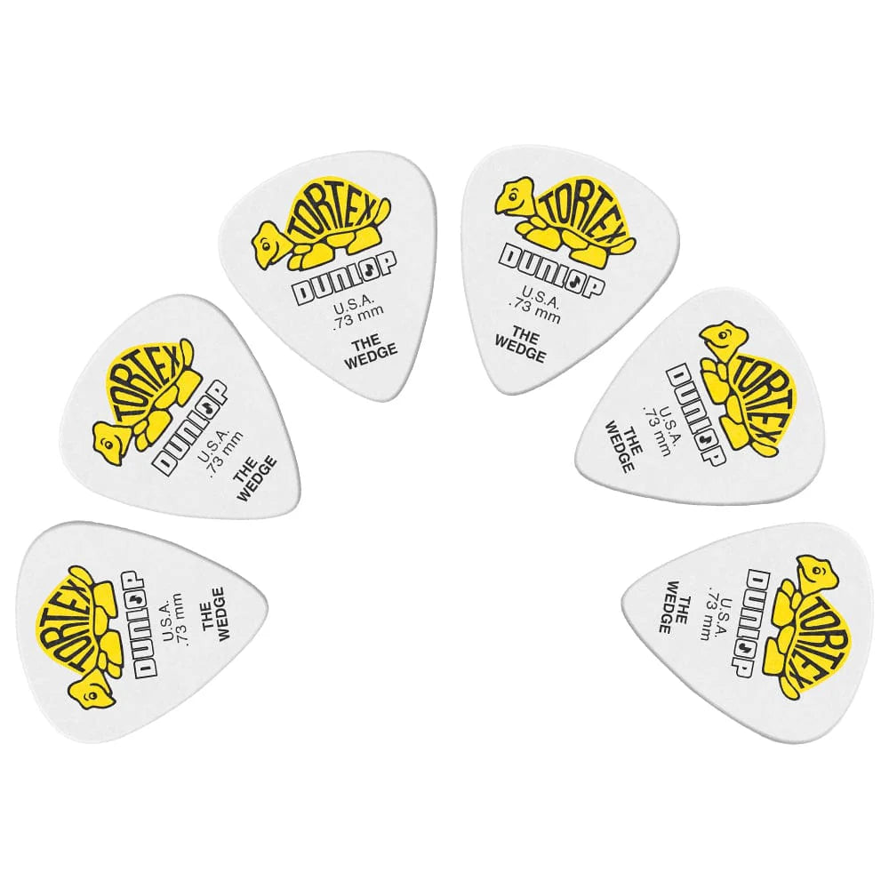 Dunlop 424P Tortex Wedge Guitar Picks - Pack of 12 - .73mm