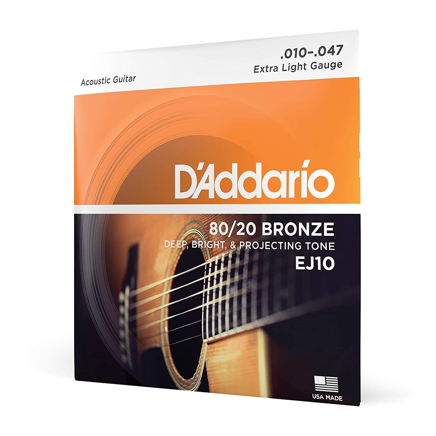 DAddario EJ10 Bronze Acoustic 10-47 Extra Light Guitar Strings