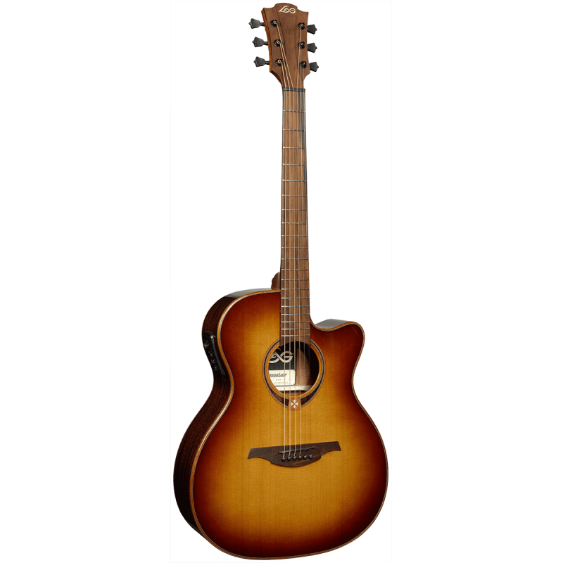 LAG GLA T118ACE-BRS/B Auditorium Cutaway Electro Brown Shadow