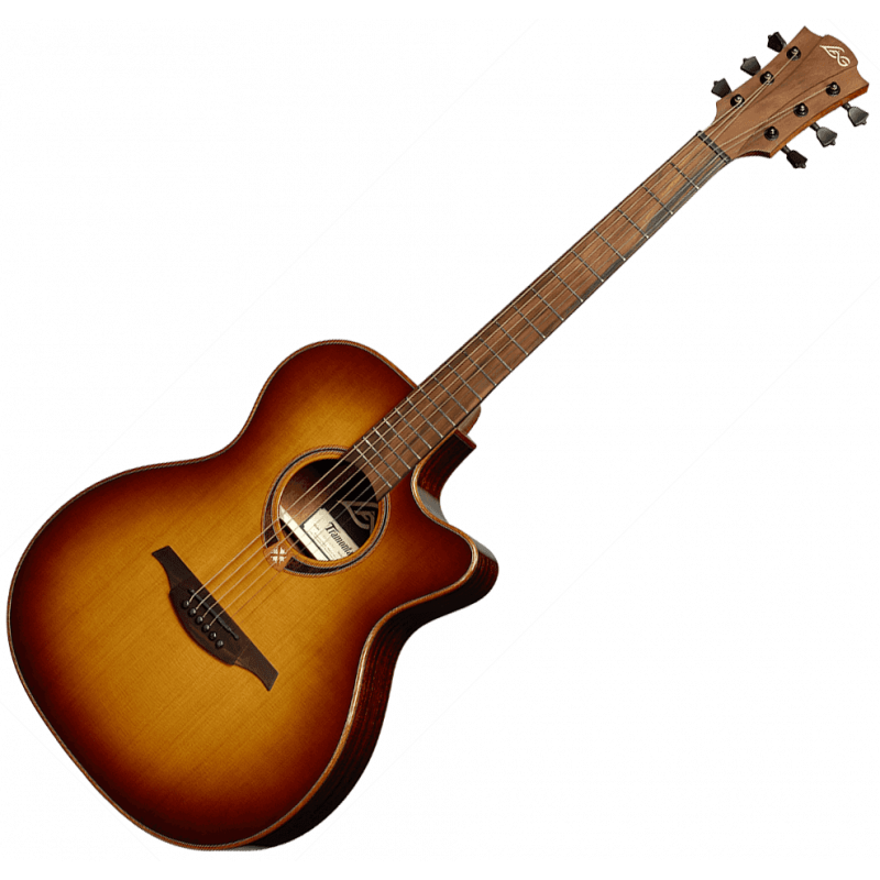 LAG GLA T118ACE-BRS/B Auditorium Cutaway Electro Brown Shadow
