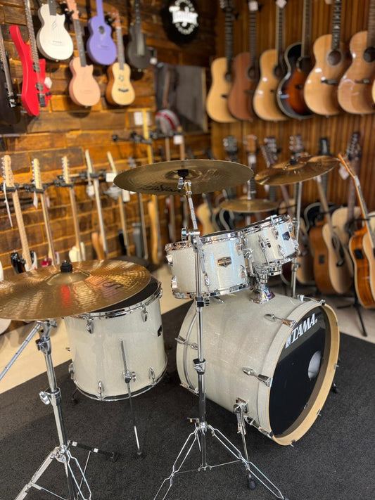 Tama Imperialstar IP52H6W-HBK 5-Pieces Acoustic Drum Kit - Pearl White (FOR RENT ONLY)