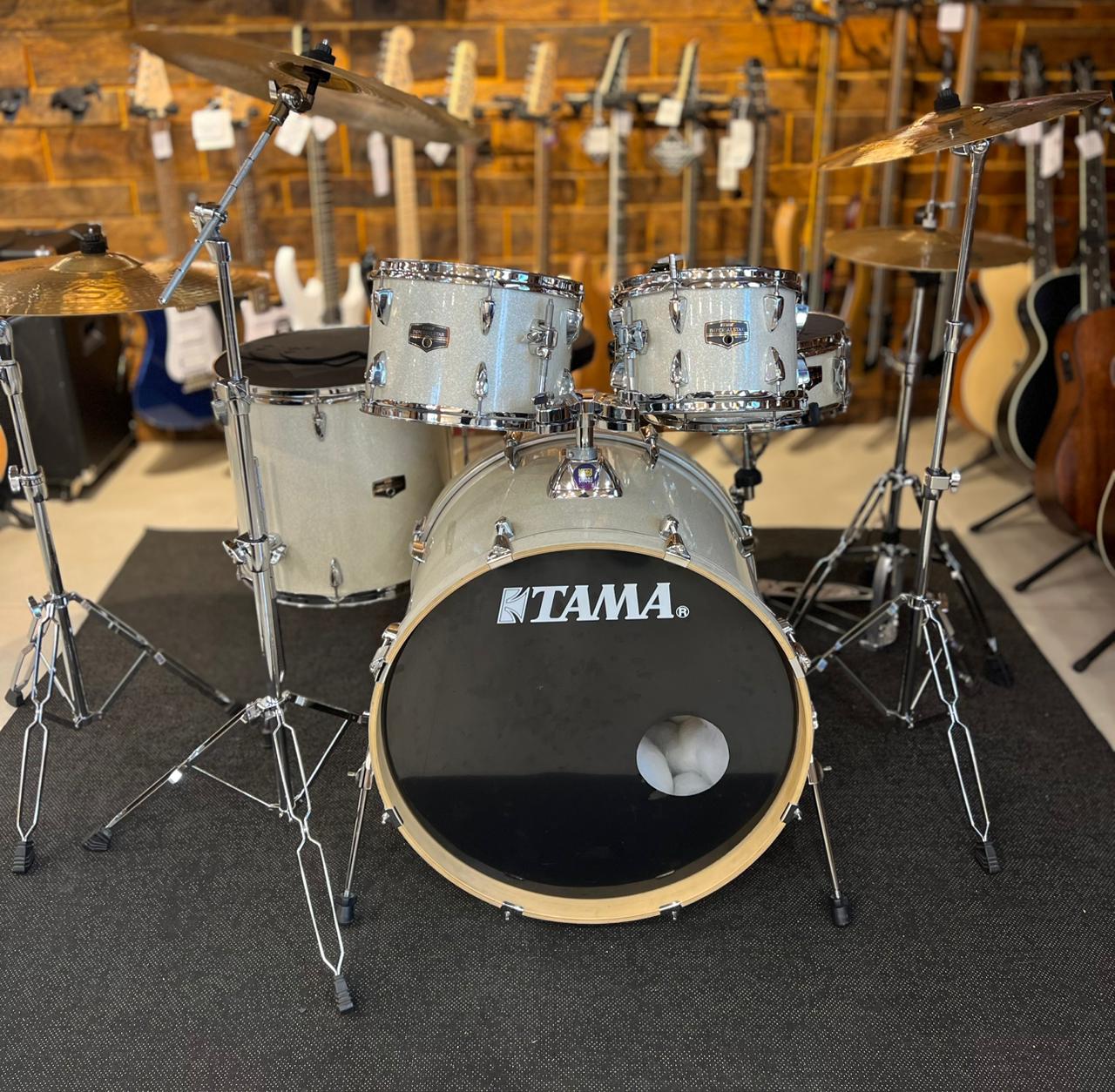 Tama Imperialstar IP52H6W-HBK 5-Pieces Acoustic Drum Kit - Pearl White (FOR RENT ONLY)