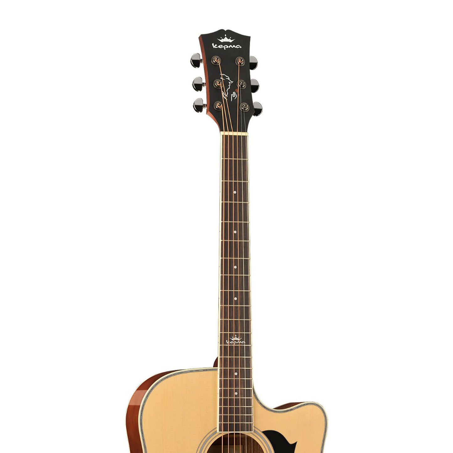 KEPMA D1C Acoustic Guitar-- Natural Gloss