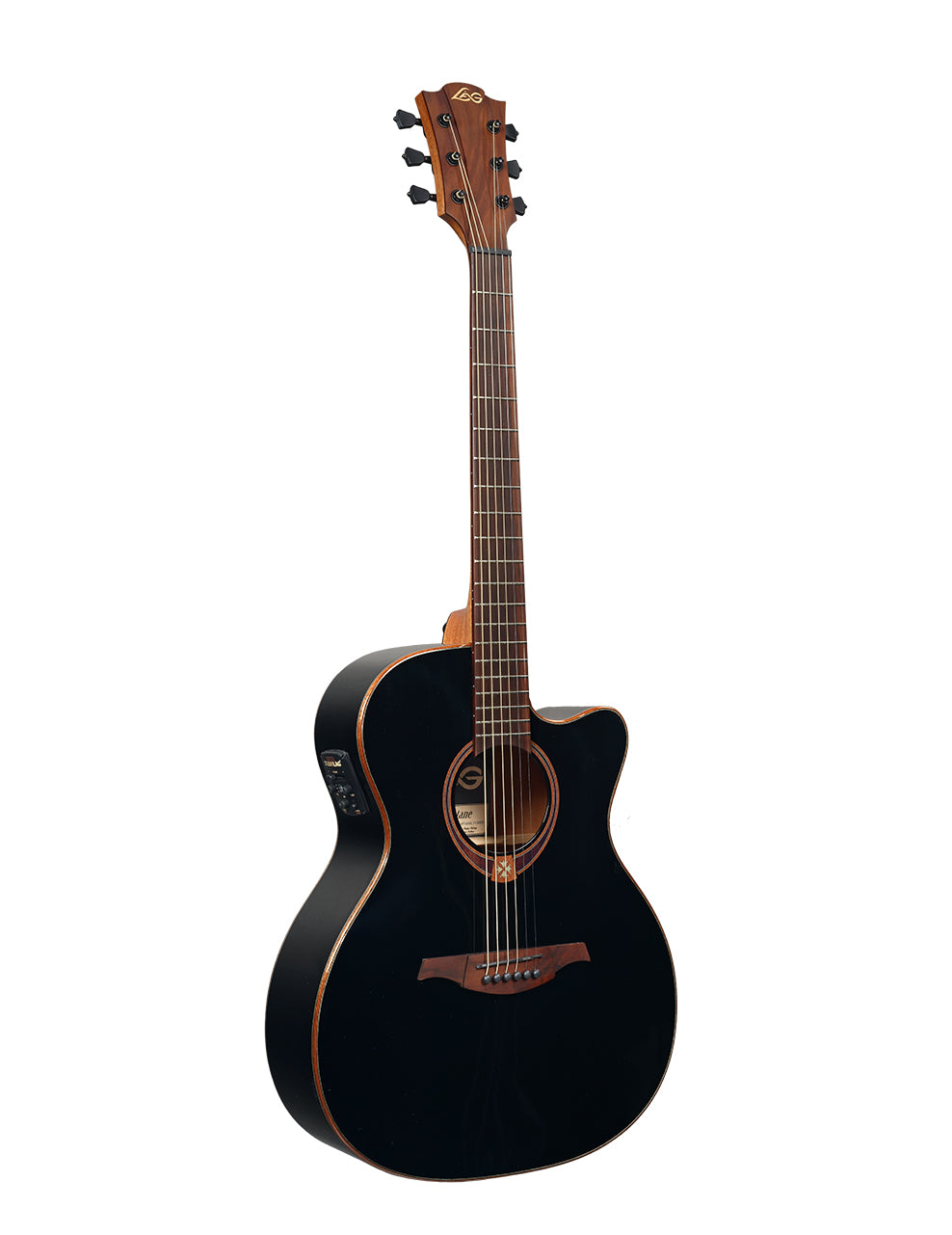 LAG TRAMONTANE 118 T118ACE-BLK AUDITORIUM CUTAWAY ACOUSTIC-ELECTRIC GUITAR