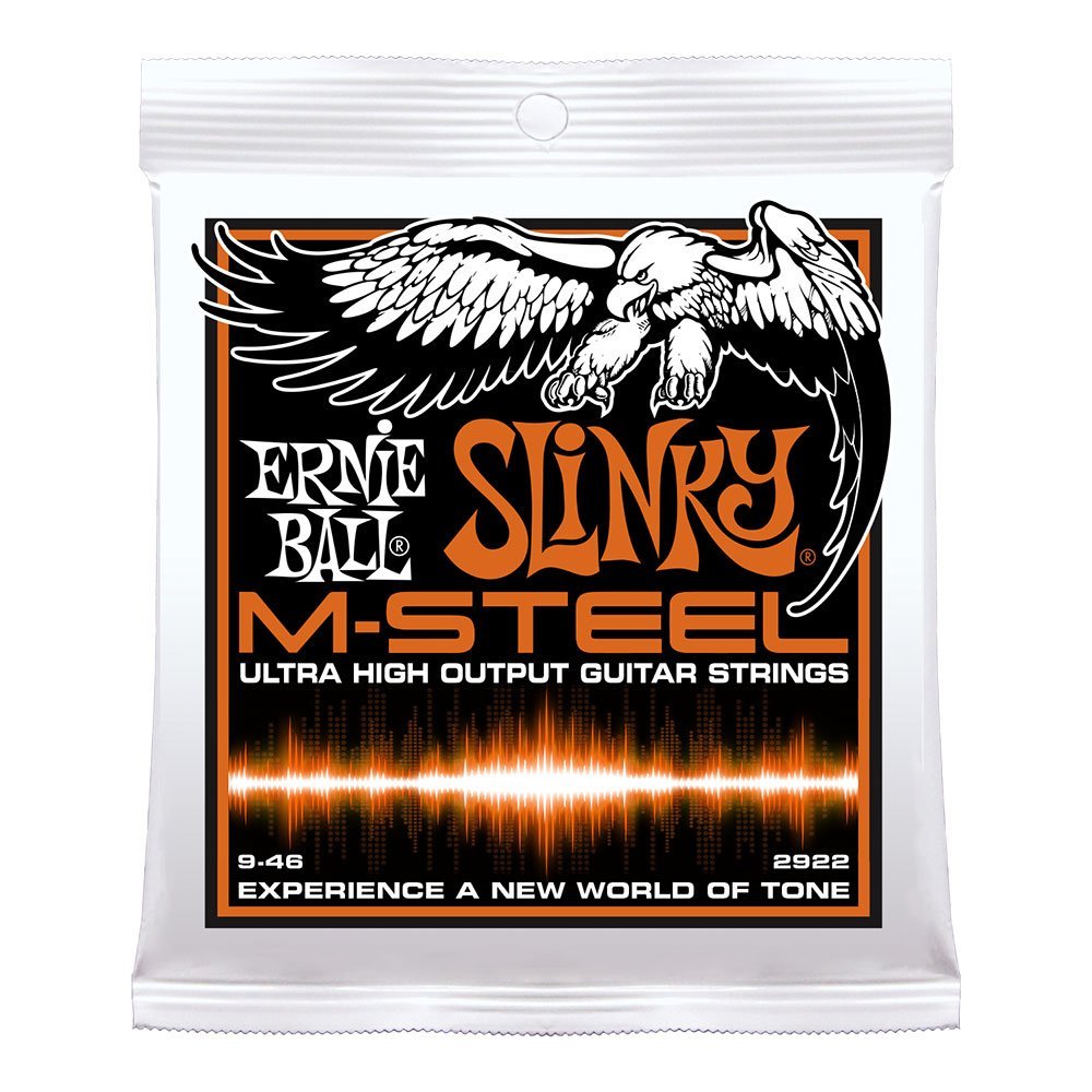 Ernie Ball 2922 HYBRID SLINKY M-STEEL ELECTRIC GUITAR STRINGS - 9-46 GAUGE