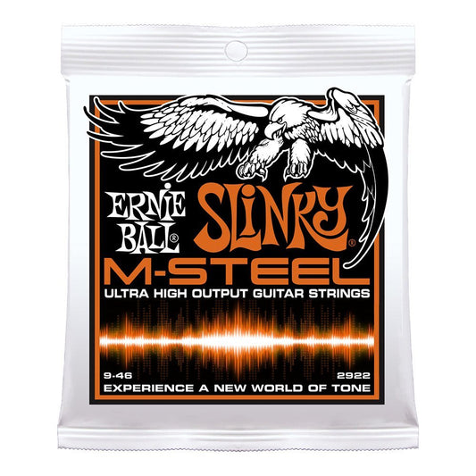Ernie Ball 2922 HYBRID SLINKY M-STEEL ELECTRIC GUITAR STRINGS - 9-46 GAUGE