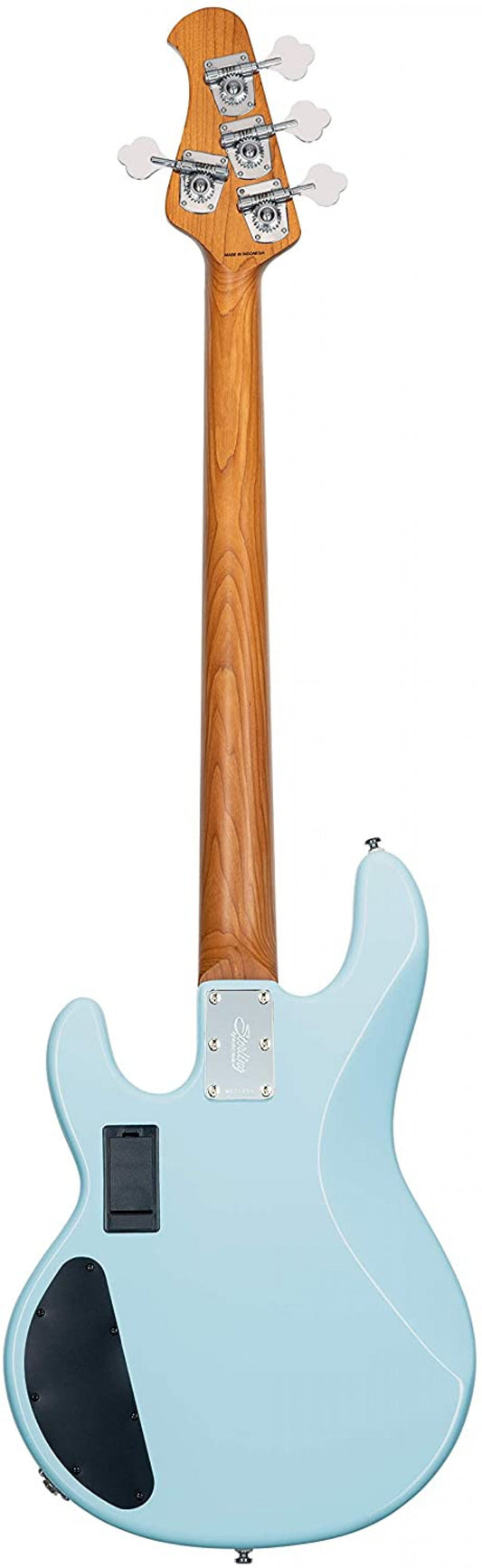 Sterling by Music Man 4 String Bass Guitar, Right, Daphne Blue (RAY34HH-DBL-M2)