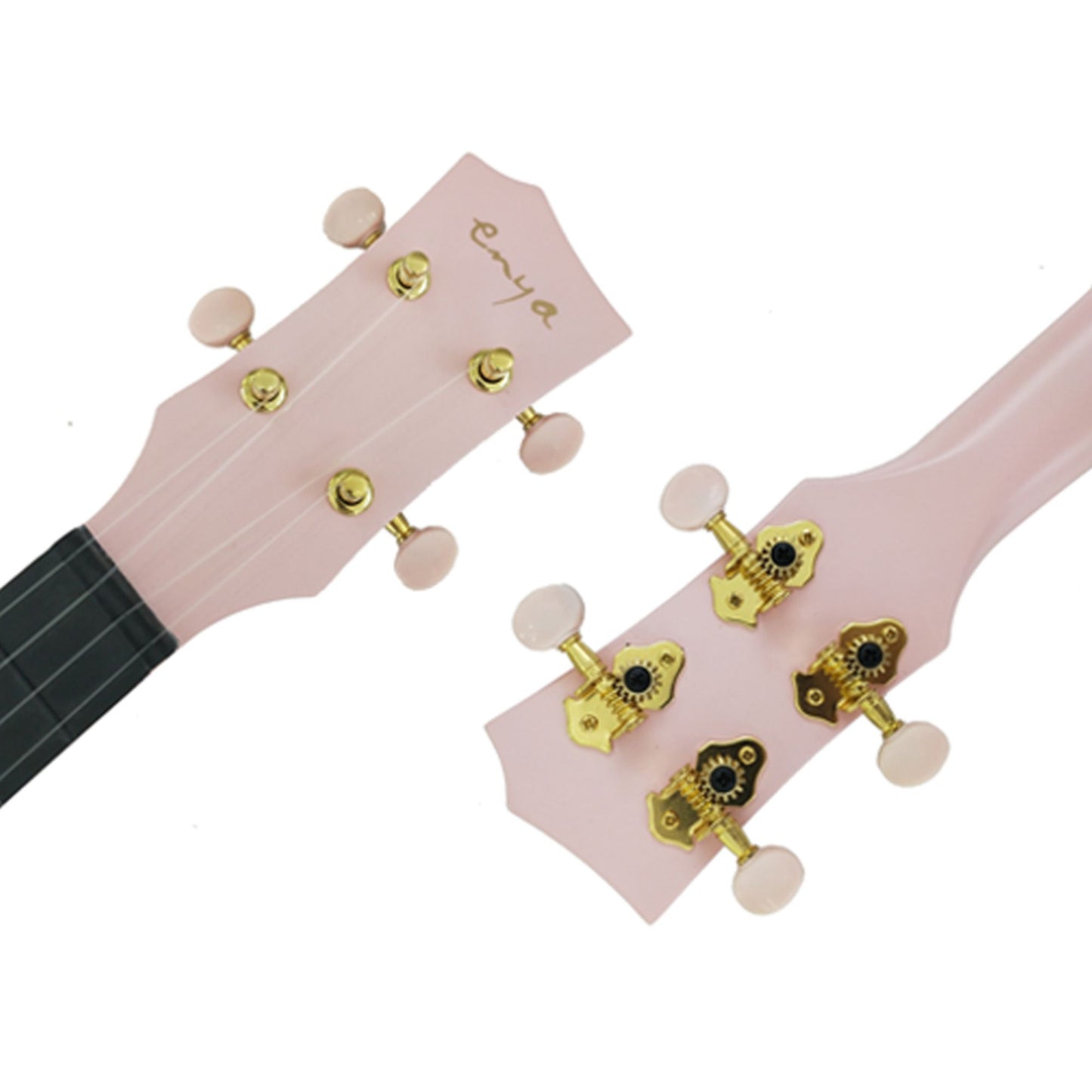 Enya Concert Nova UE Carbon Fiber Travel Ukulele with AcousticPlus- Pink