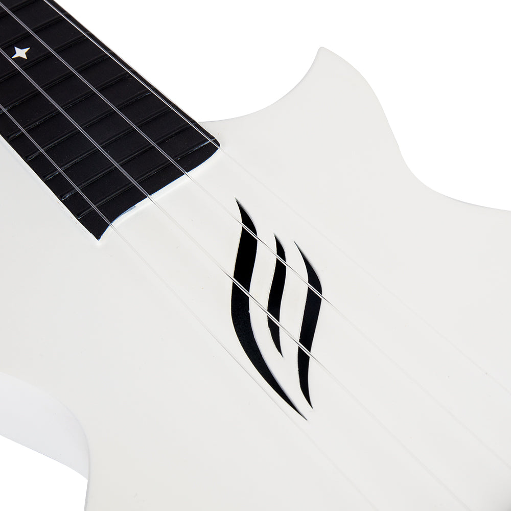 Enya Concert Nova U Carbon Fiber Travel Ukulele- White