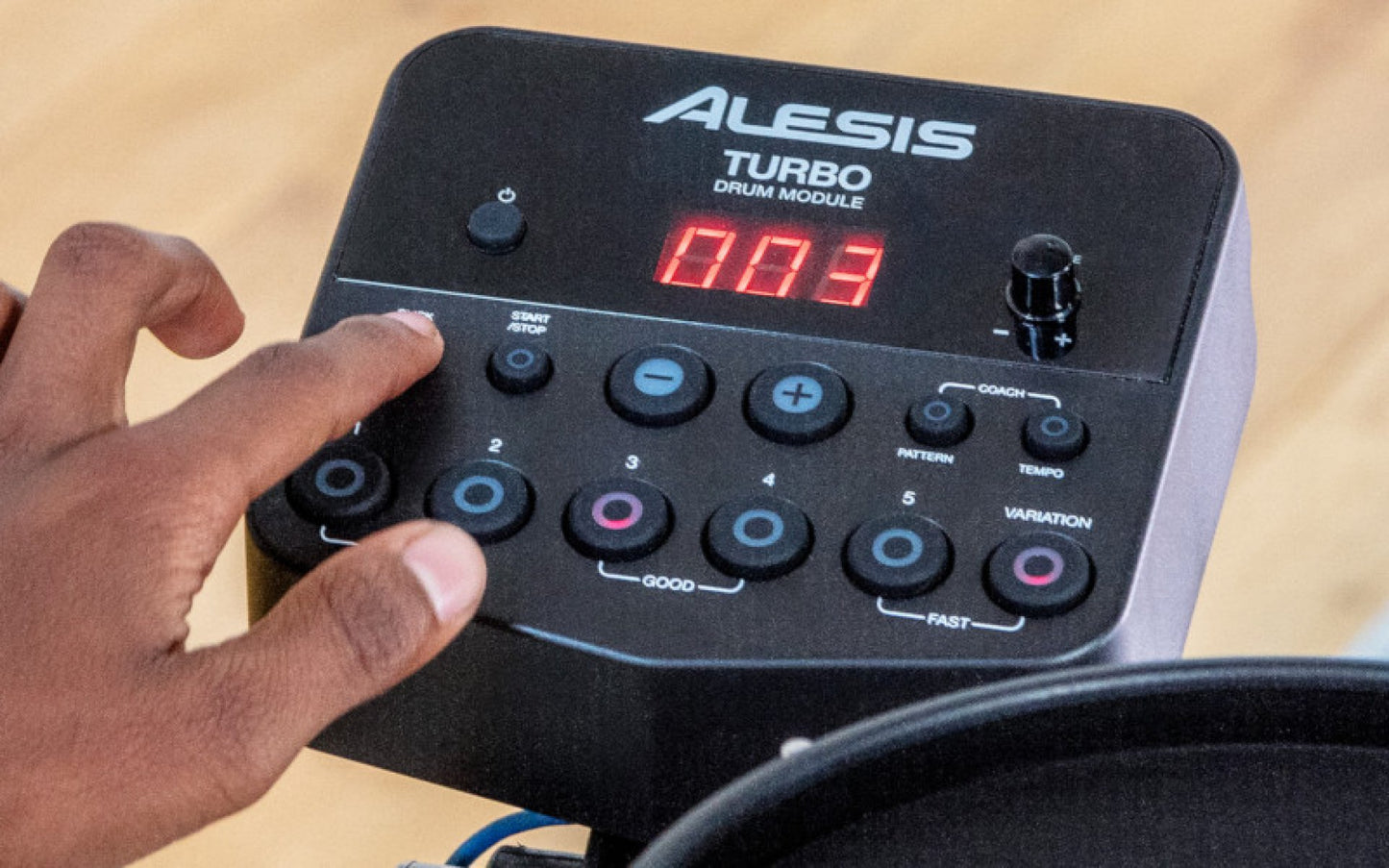 Alesis Turbo Mesh 7-Piece Electronic Drum Kit with Mesh Heads