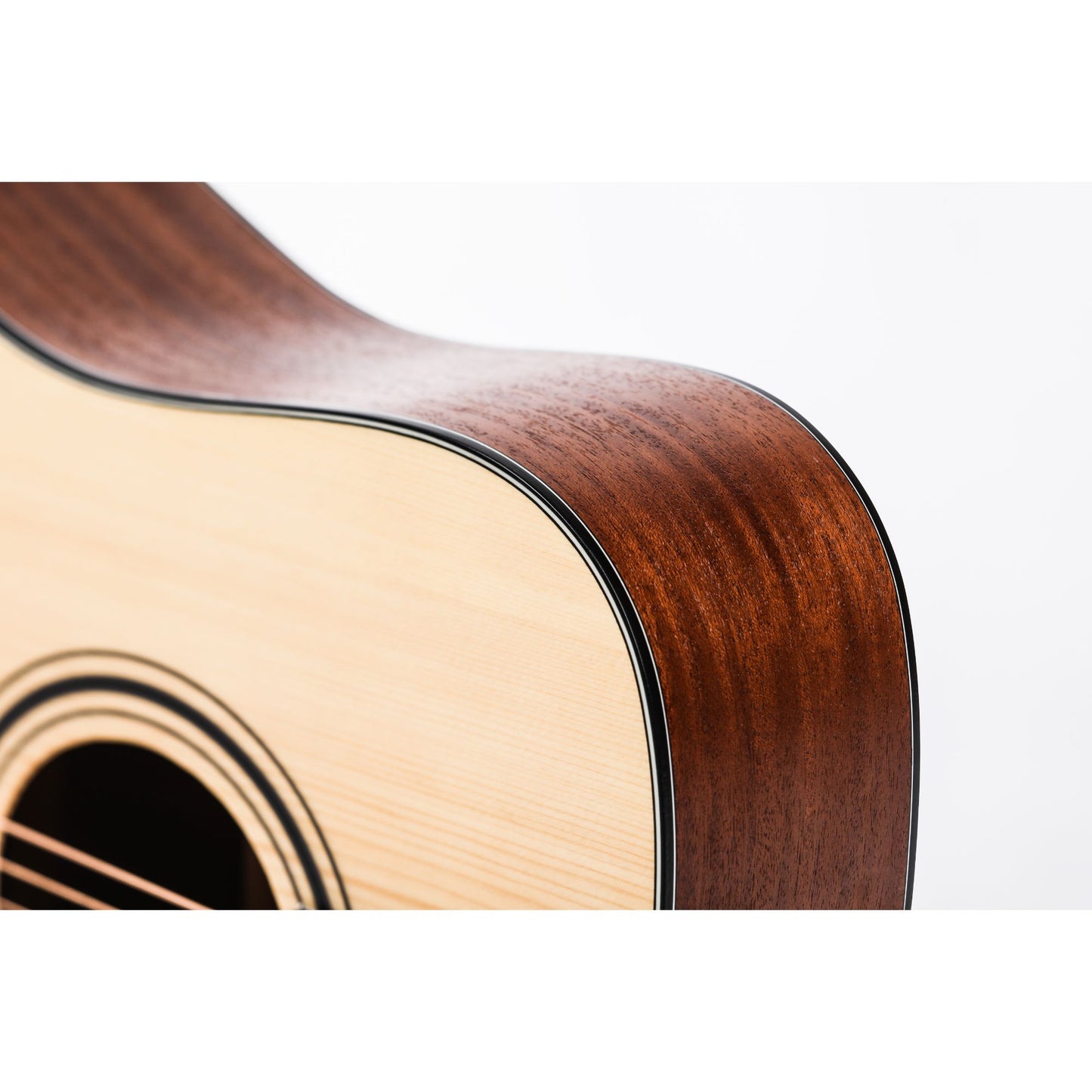 Mantic GT10DC Solid Top Acoustic Guitar - Natural