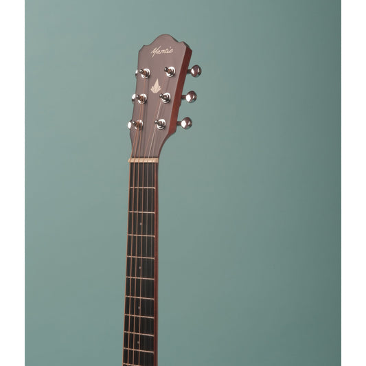 Mantic BG2-E Travel Semi-Acoustic Guitar with Fishman Electronics -Mahogany finish