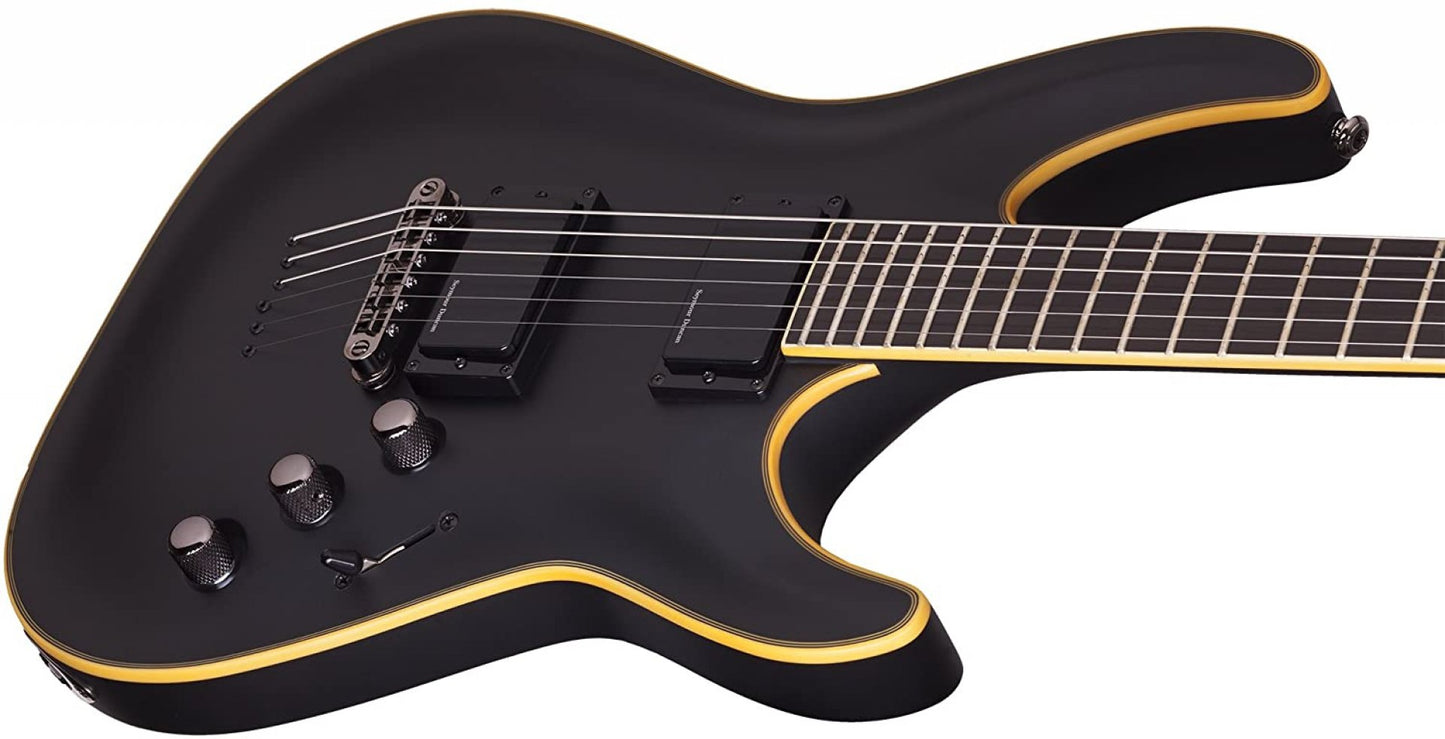 Schecter Blackjack ATX C-1 Electric Guitar (Aged Black Satin