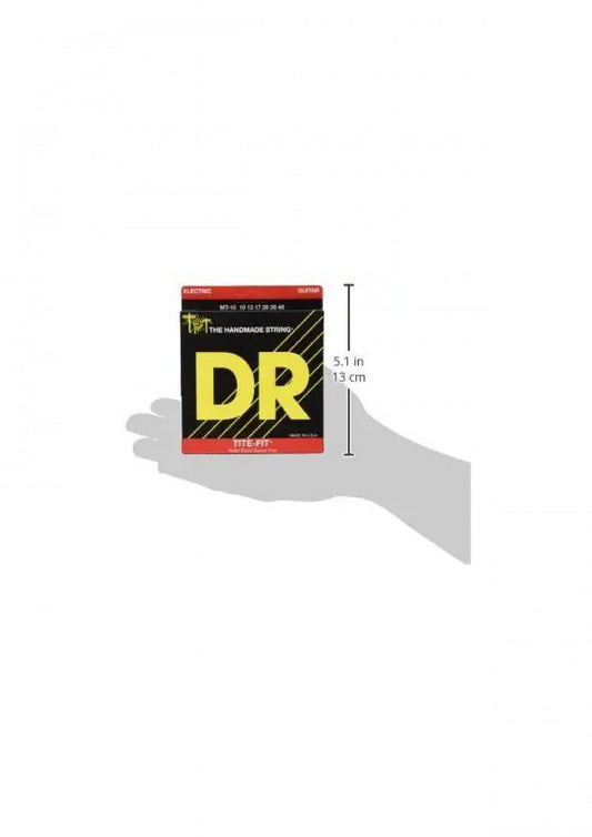 DR Strings MT-10 TITE-FIT Nickel Plated Electric Guitar Strings 10-46, Medium