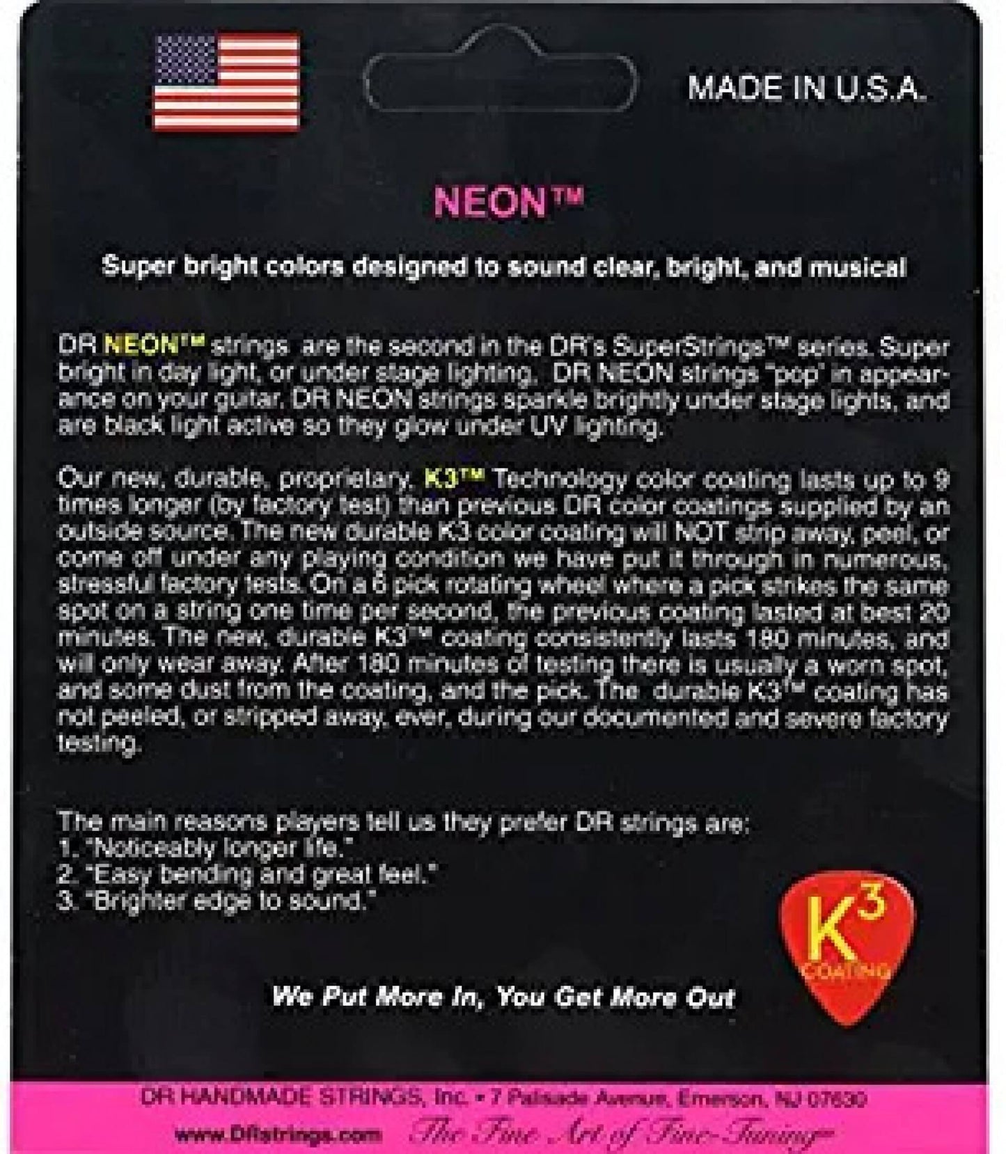 DR Strings HI-DEF NEON Electric Guitar Strings (NPE-9)