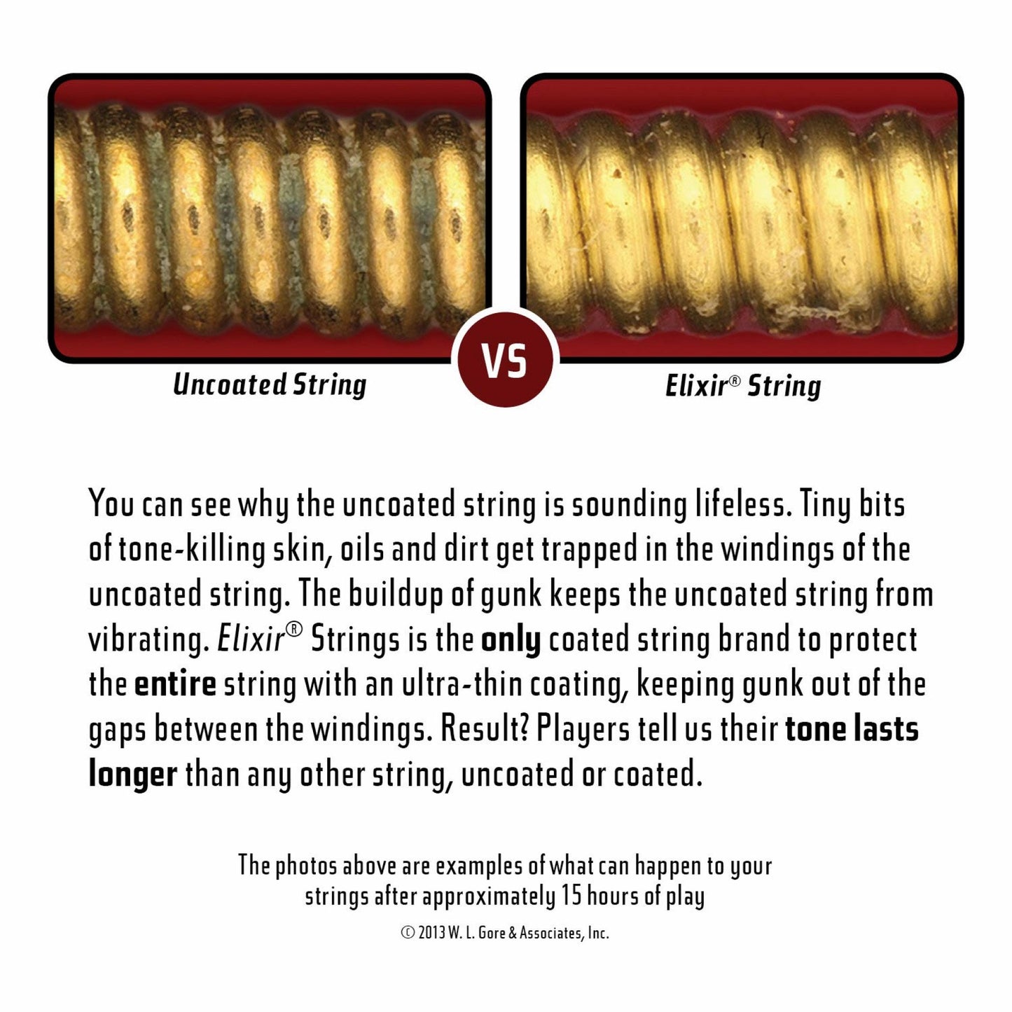 Elixir Strings Acoustic Phosphor Bronze Strings NANOWEB Coating, 6-String(13-56), Medium, ELX*16102