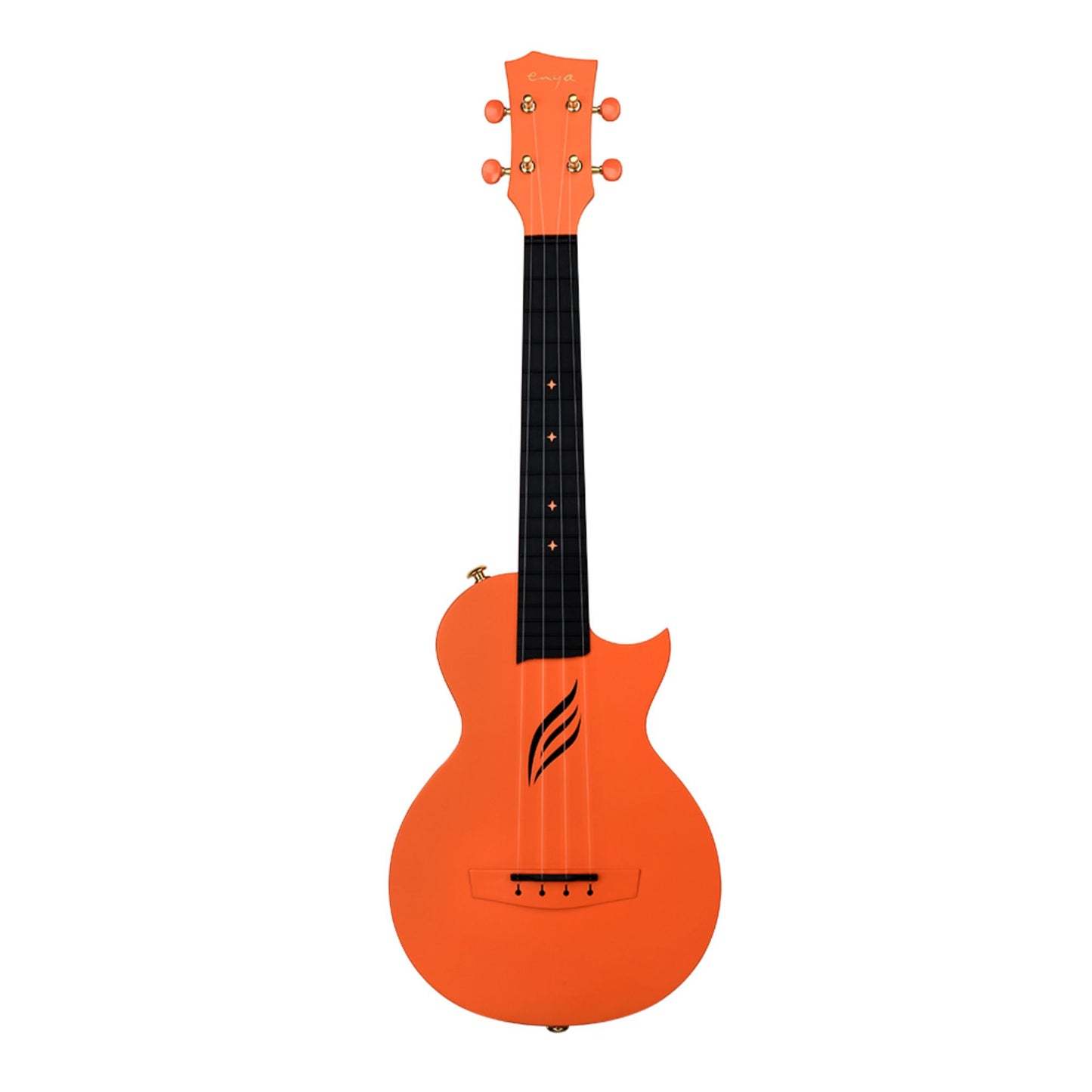 Enya Concert Nova U Carbon Fiber Travel Ukulele- Orange