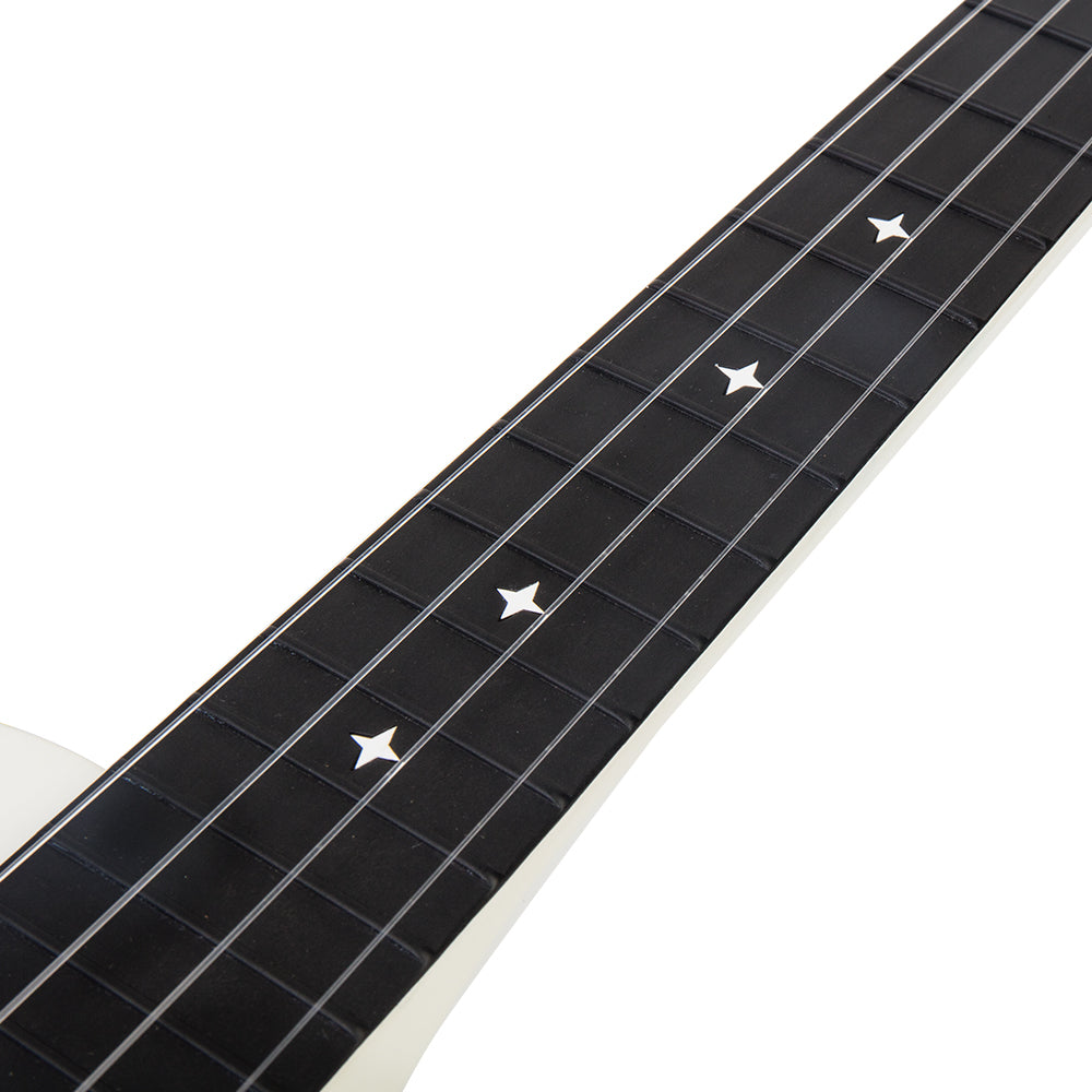 Enya Concert Nova U Carbon Fiber Travel Ukulele- White