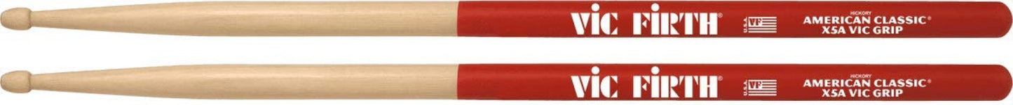 Vic Firth X5AVG American Classic Vic Grip Drumsticks, Wooden Tip