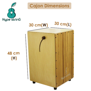 Cajon Birch Wood Adjustable Snare CB500AS