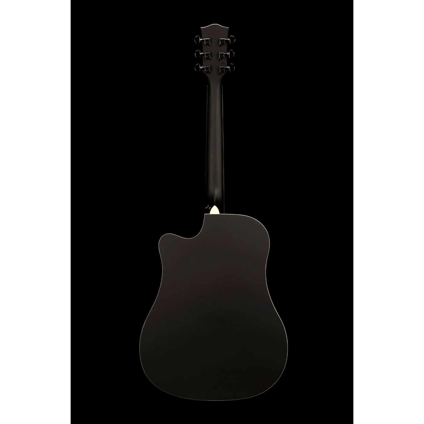 KEPMA D1C Acoustic Guitar-- Black Matt
