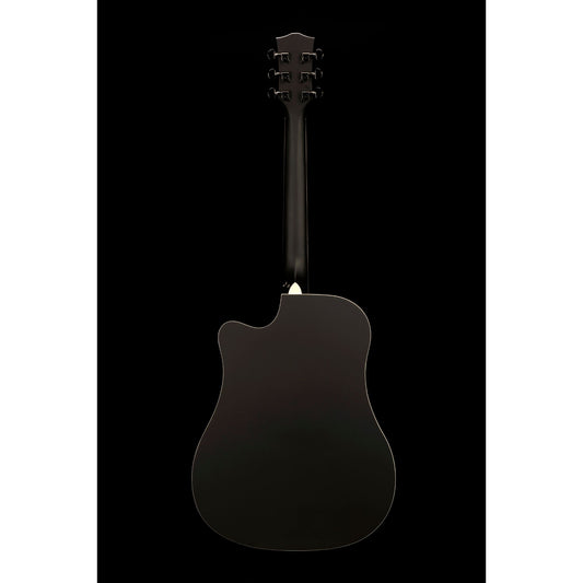 KEPMA D1C Acoustic Guitar-- Black Matt