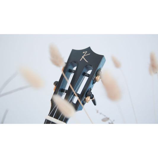 Enya EUC MAD EQ Concert Solid Mahogany Ukulele - Blue