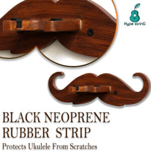 Ukulele Wall Hanger - Moustache