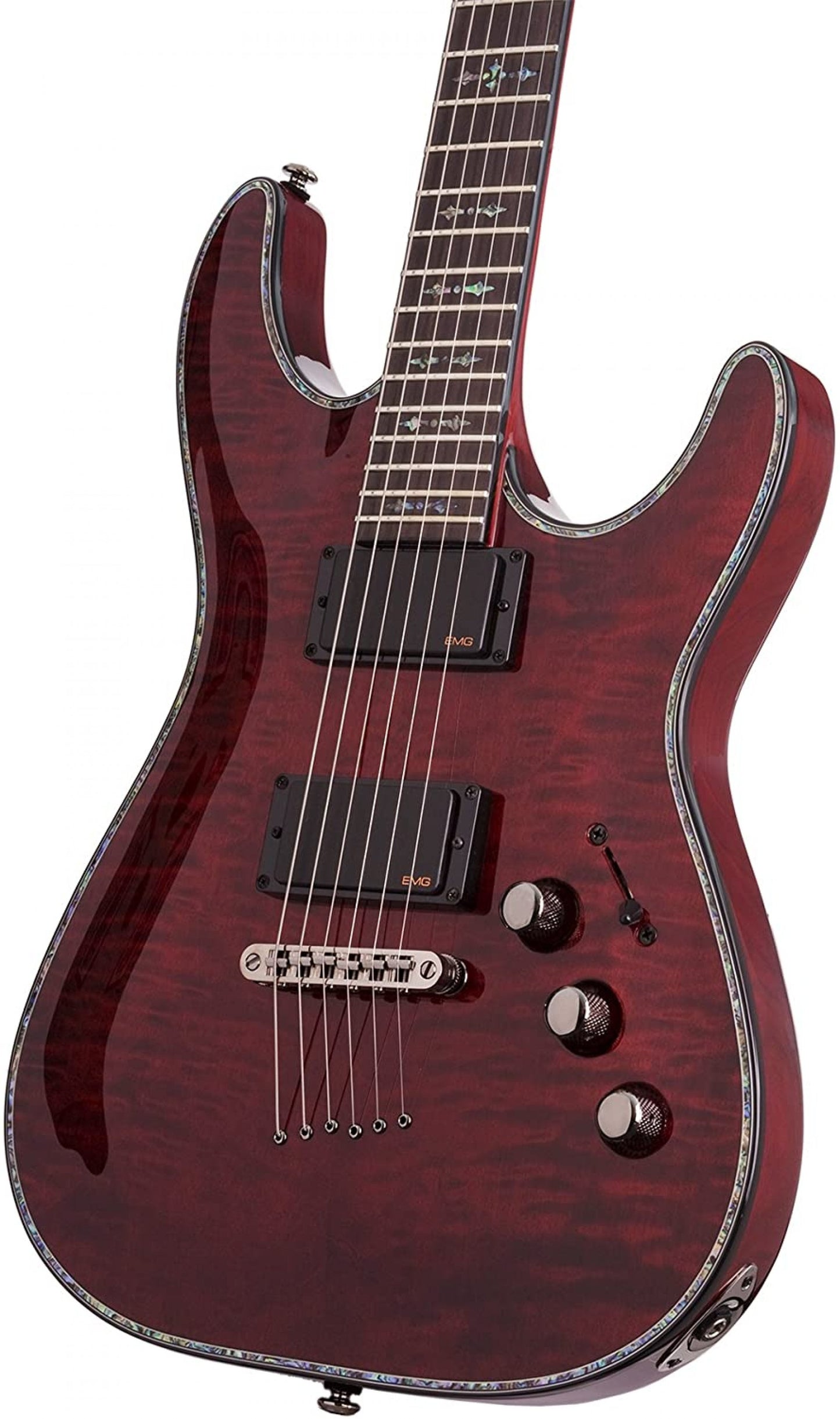 Schecter Hellraiser C-1 Electric Guitar (Black Cherry