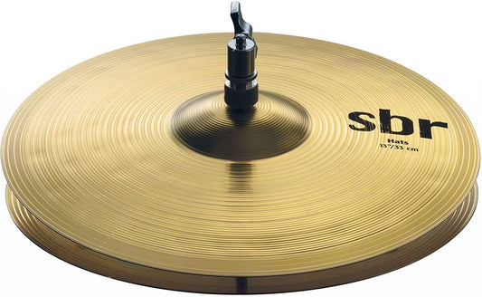Sabian SBR1302 SBR Series Pure Brass 13-Inch Hi-Hat Cymbals