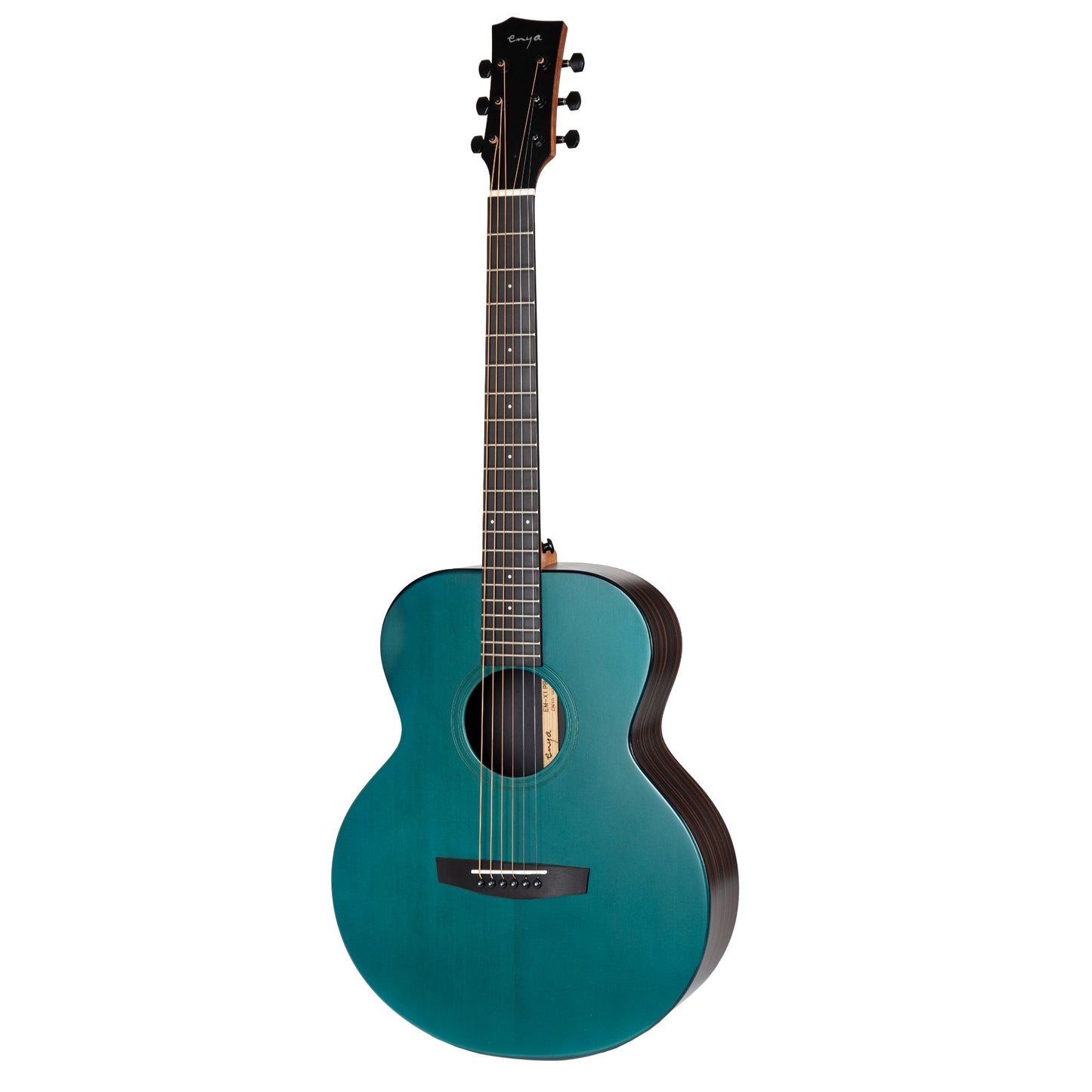 Enya EM-X1 PRO EQ "36"TransAcoustic Guitar- Blue Matt Finish