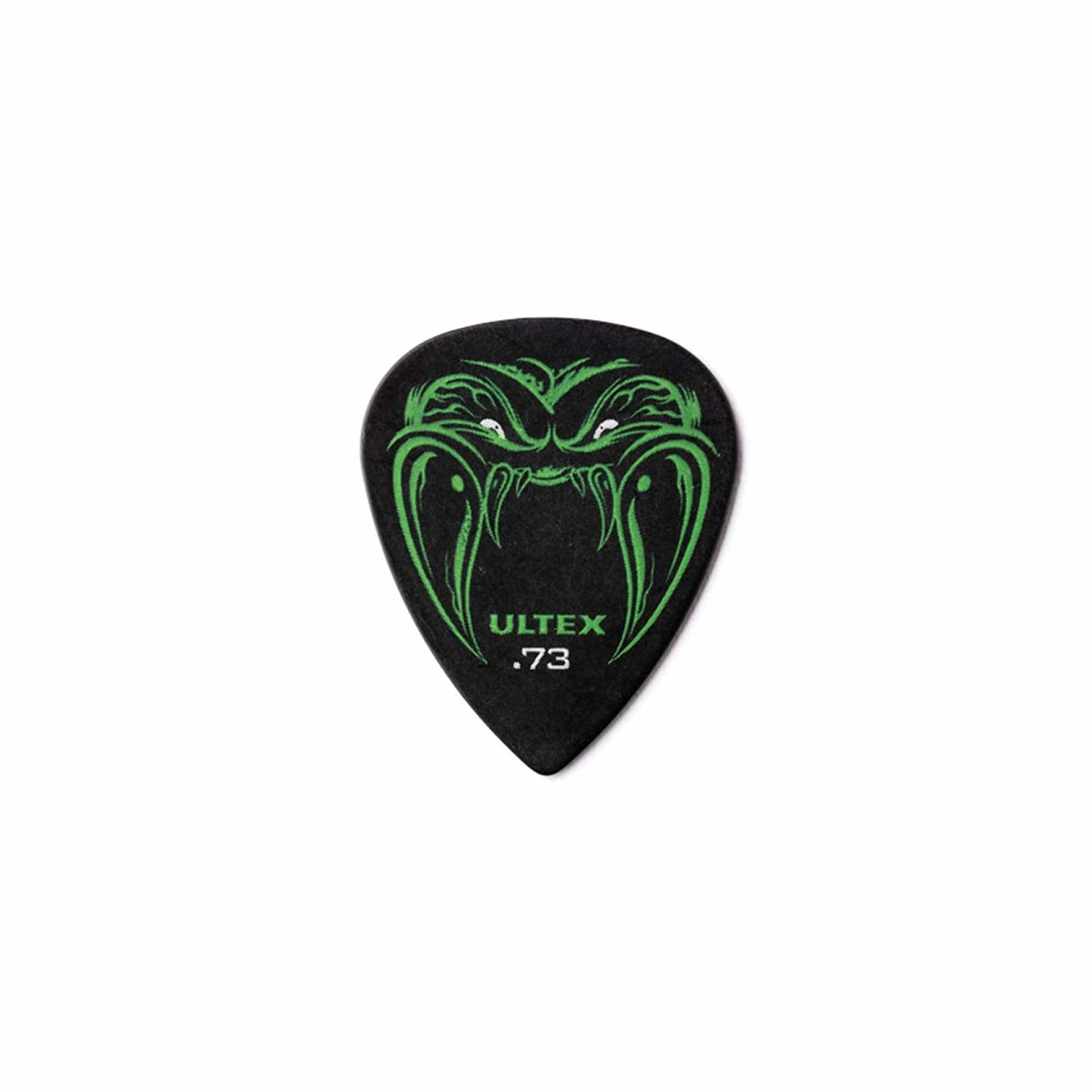 Jim Dunlop Ph112P 6-Piece 0.73mm Guitar Pick Set, White, Black, Red and Blue