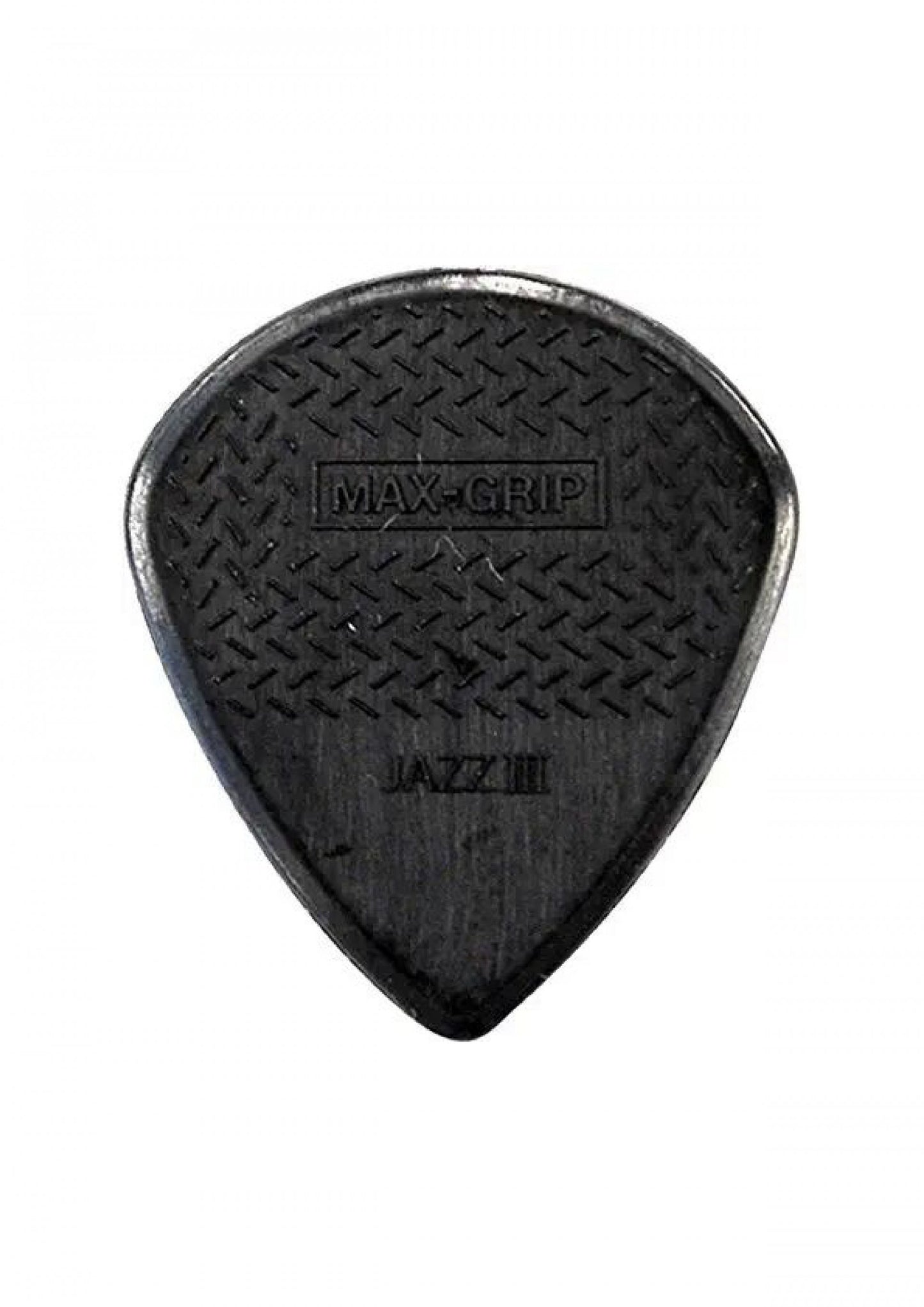 Jim Dunlop 471R3S Nylon Max Grip Jazz Guitar Pick, 24 Pieces in a Bag