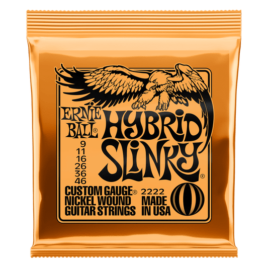 HYBRID SLINKY NICKEL WOUND ELECTRIC GUITAR STRINGS - 9-46 GAUGE
